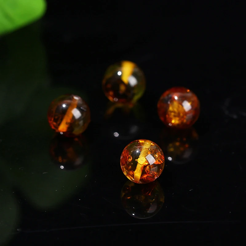 natural round amber beads different size for jewelry diy making 1777121