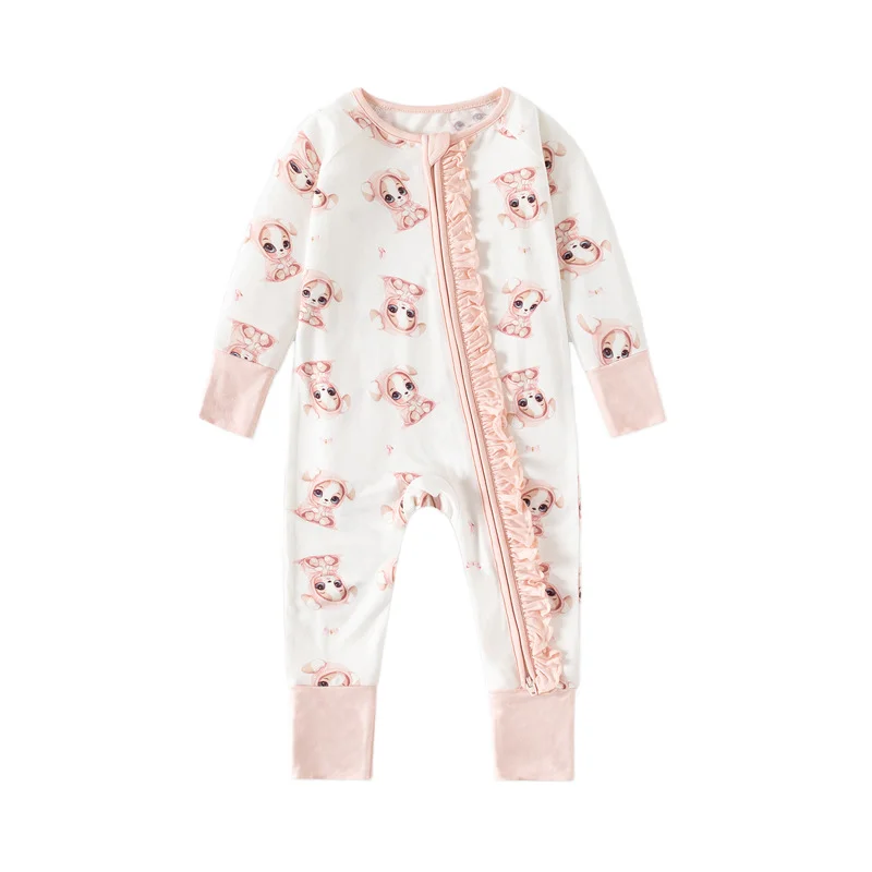Lovely Shine Manufacturer Wholesale Baby Romper Pajamas Bodysuit Random Pattern Size Delivery Quality Test Welcome to Inquire