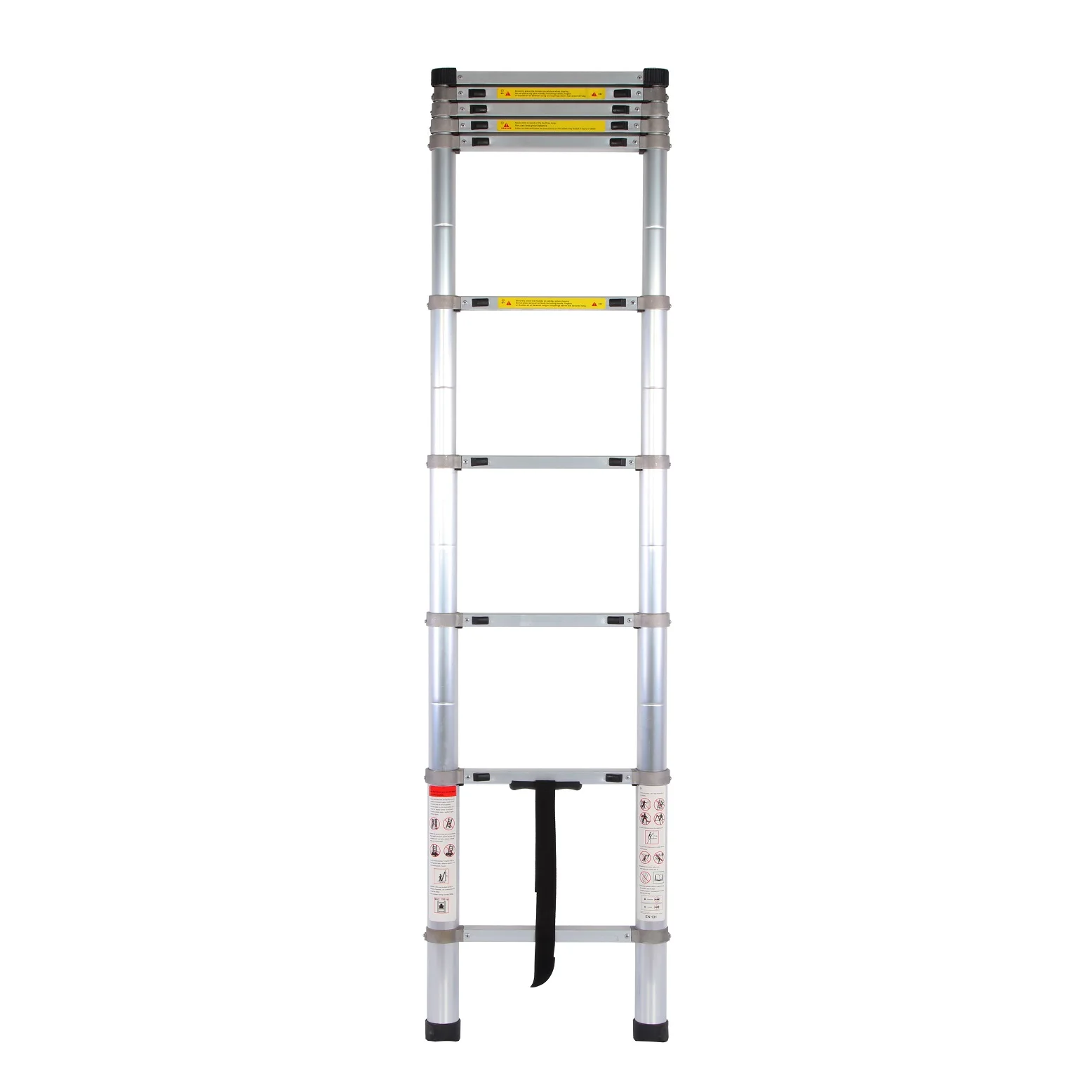 1.4m to 4.4m All Aluminium Material Telescopic folding Ladder