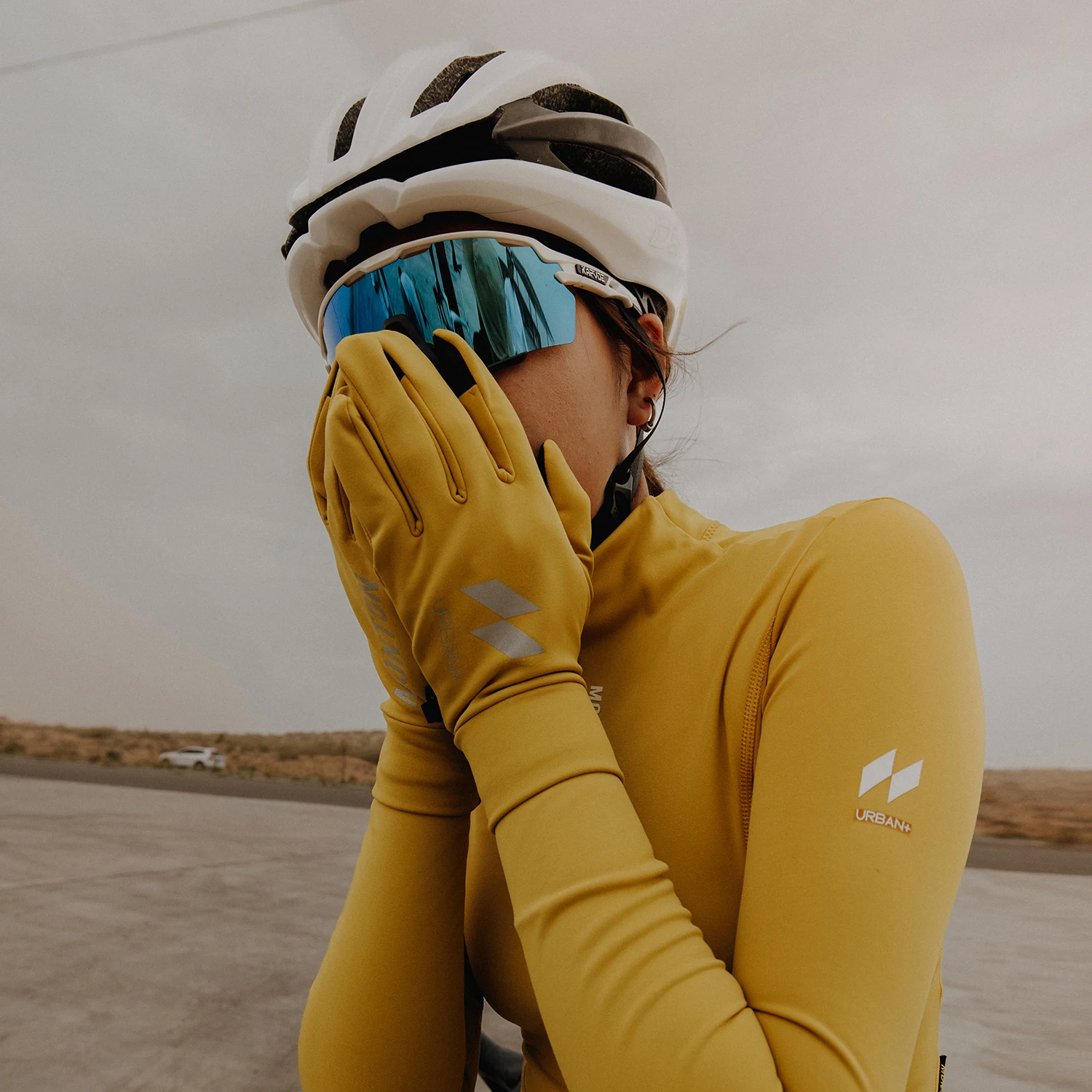 Wholesale Winter Thermal Cycling Gloves Custom Bike Riding Gloves Cold Weather Non-Slip MTB Mitts