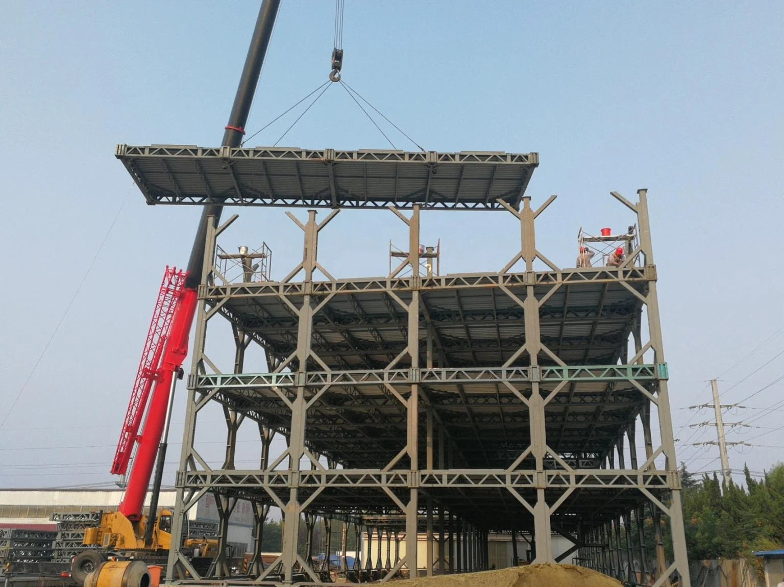 Prefabricated Steel Frame Apartment and office Building