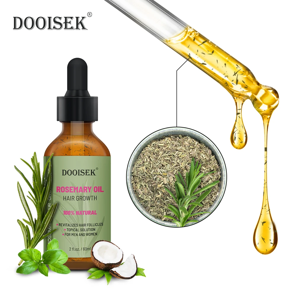 Private Label Natural Rosemary Nourishing Serum Anti Hair Loss Care Treatment Products for Strengthening Scalp Fast Growth Oil