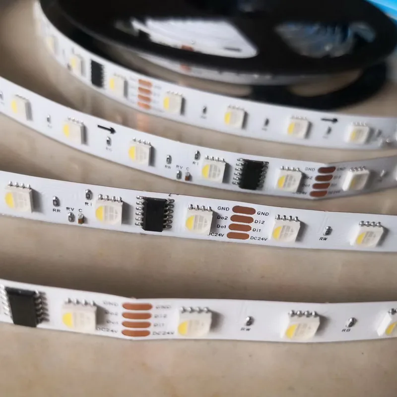 two signal 4 wires led strip RGBW one fail the other can work dc24v