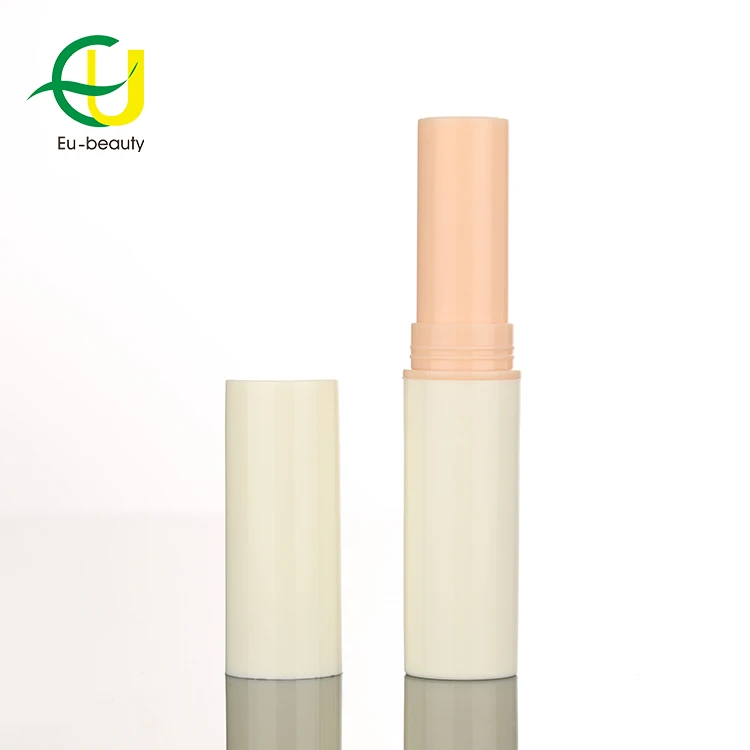 Plastic empty chapstick lip balm tin container