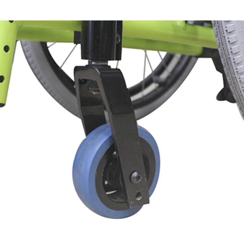 lightweight Aluminum Children Wheelchair Cheap Price Hot Sale adjustable footplate Height