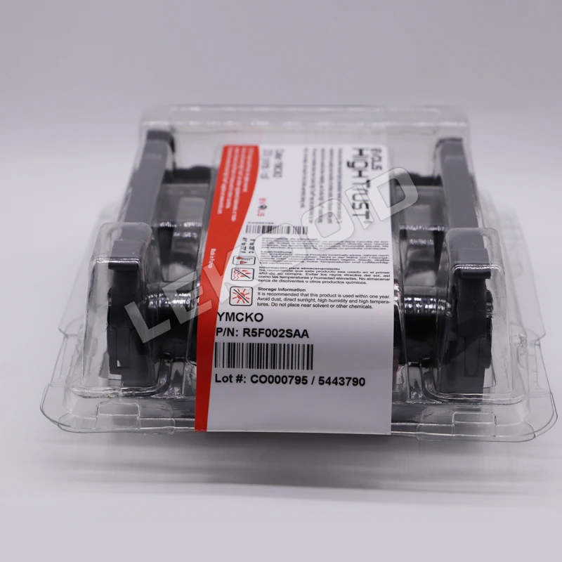 Evolis R5F002SAA YMCKO цветная лента-200 принтов для принтера карт Zenius