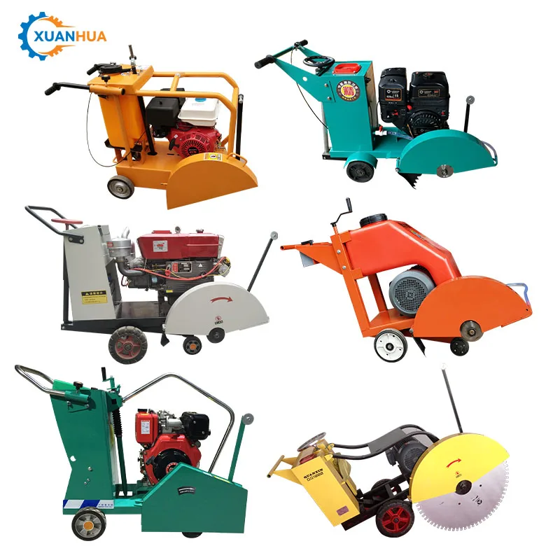 180mm diesel Engine Road Cutter Machine Asphalt Concrete Road Saw Cutting Machine for Asphalt