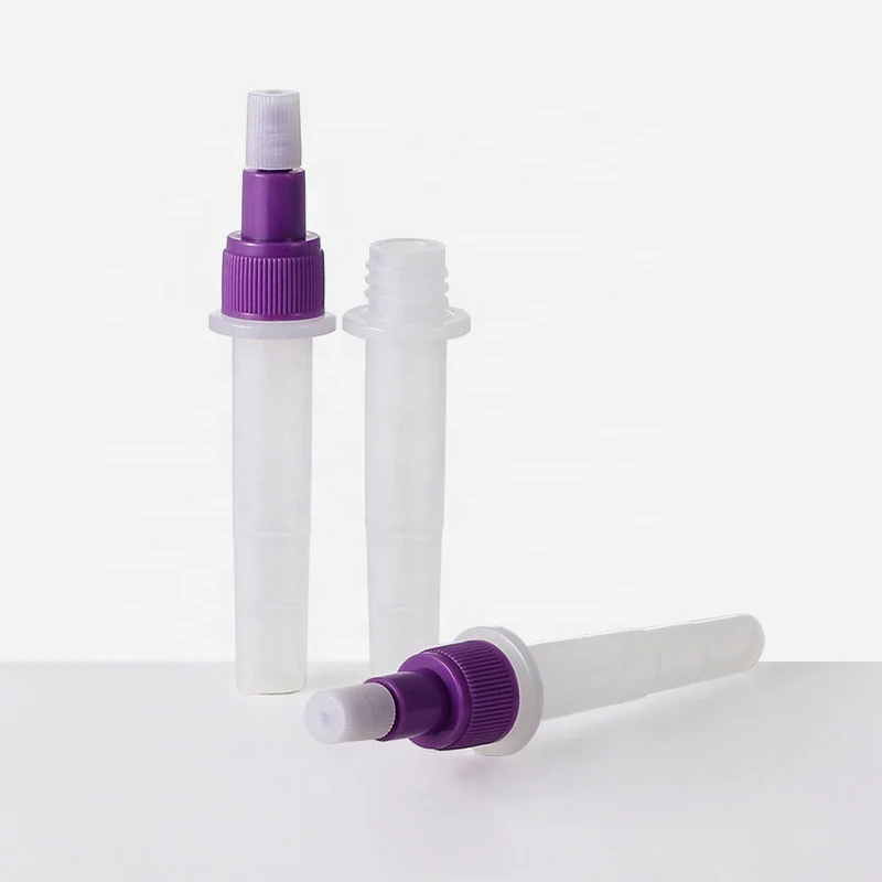 3ml Disposable VTM Sampling Tubes DNA RND Plastic Test Tubes with Screw Lid and Screw Top Or Flat Bottom for science
