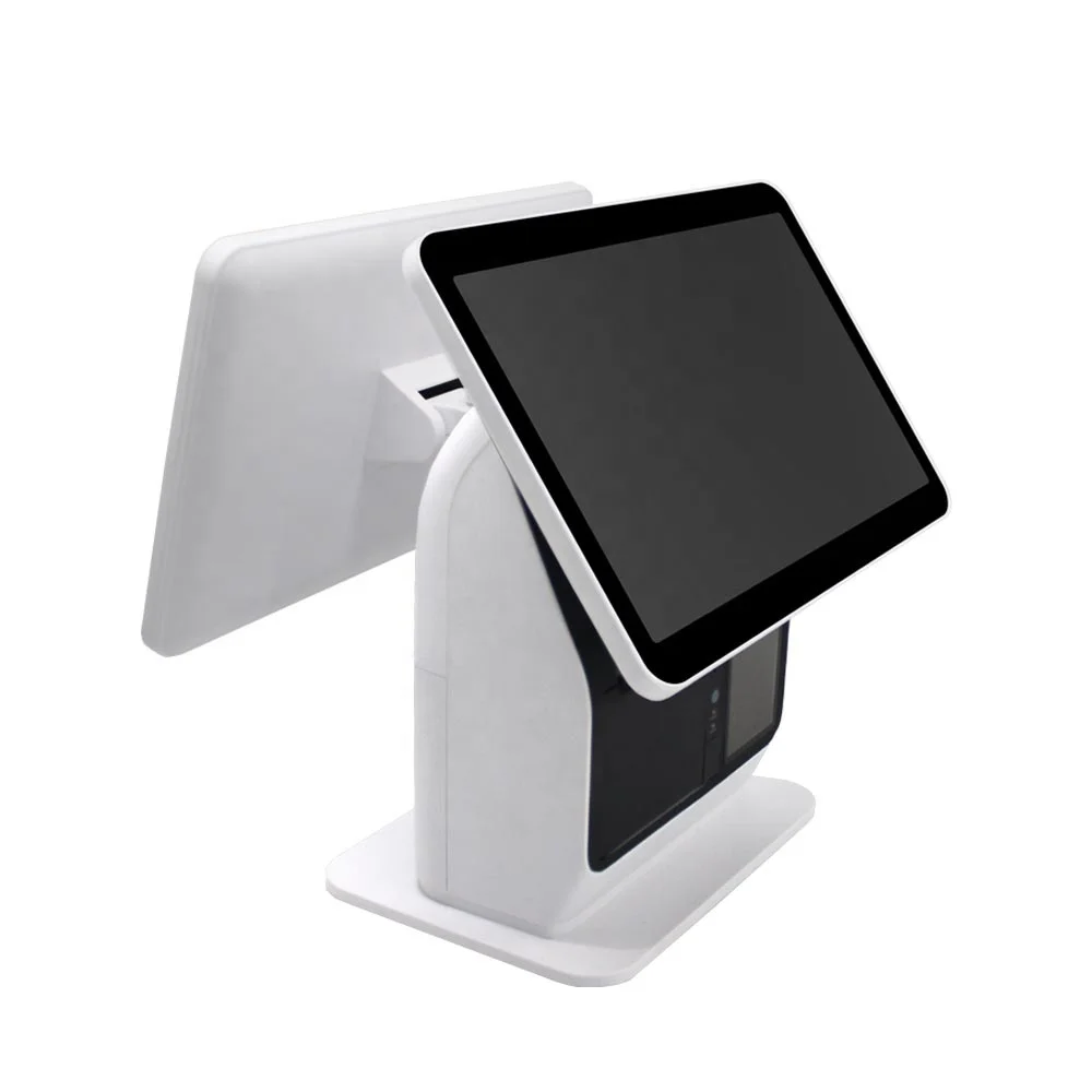 15.6 inch All In One POS Payment Kiosk Machine Self Service Ordering POS Terminal