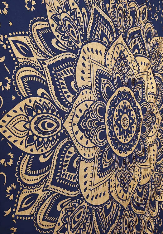 Wholesale Custom Printed Microfiber Polyester Cotton Wall Hanging Tapestry