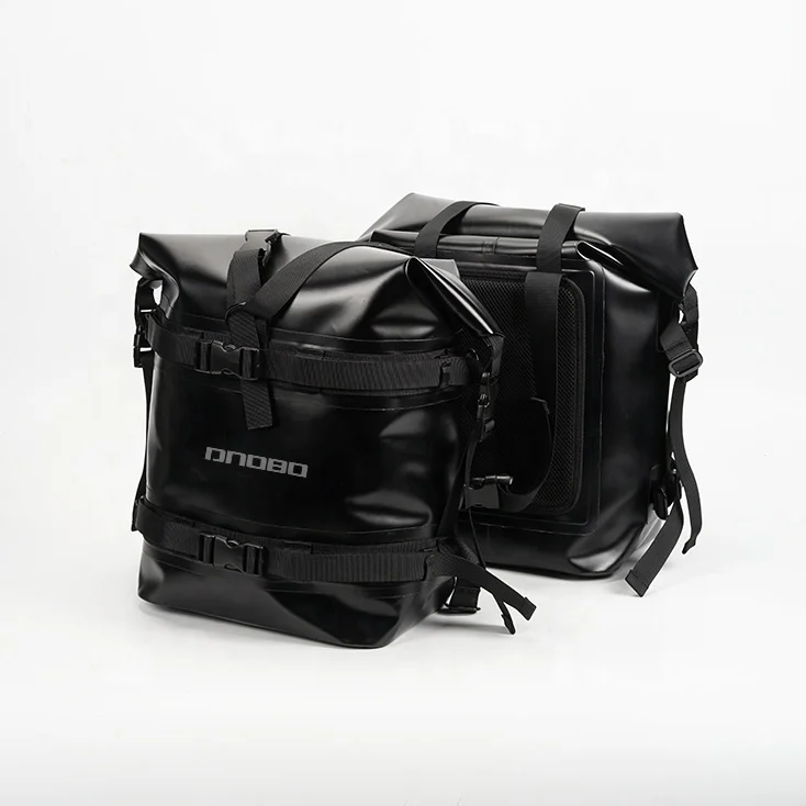 Custom Logo Black 840D TPU Rainproof Waterproof Lightweight Motorcycle Accessories Saddle Bags for Racing Motorcycles Off-road