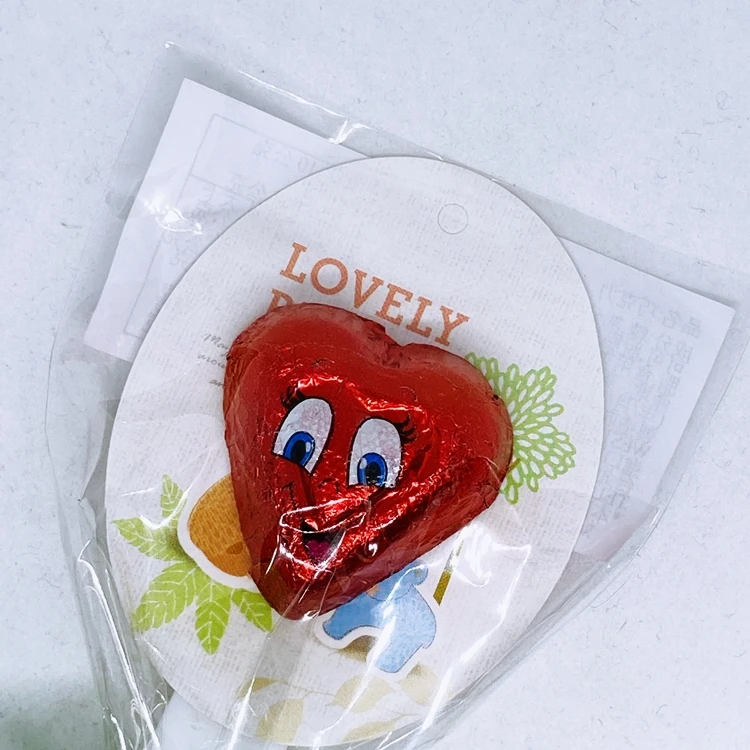 HEART WINK CHOCOLATE LOLLIPOP STICK CHOCO