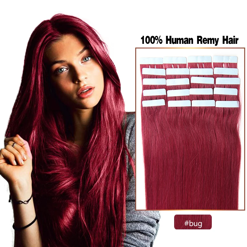 
The top Quality Tape In Hair Extensions Human Extension 