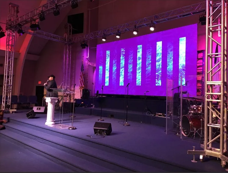 YAKE 7680Hz P2.604 P2.976 P3.91 P4.81 Hd Full Color Big Smd For Cabinet 500x500mm Arc Led Video Wall Screen for Concert Wedding