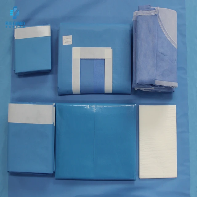 Disposable Sterile Custom Surgical Laparotomy Procedure Packs for Clinic