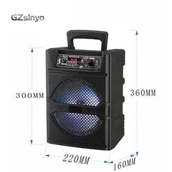 OEM/ODM portable trolley blue tooth speaker 8 inch karaoke outdoor battery speaker