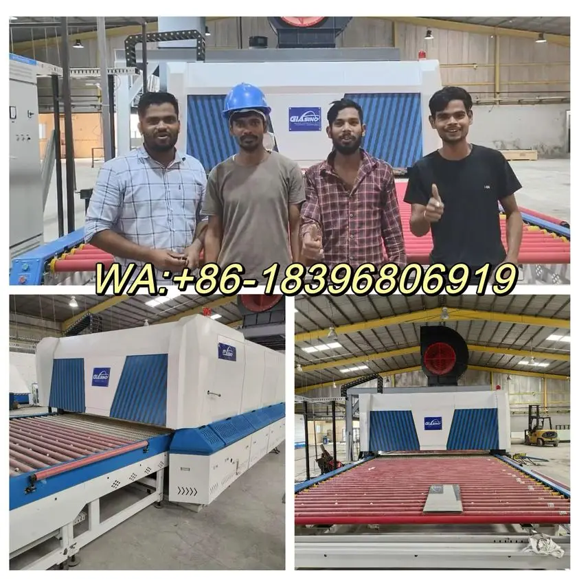 Jumbo Size Glass Tempering Furnace 3360 Glass Tempering Oven Tempered Glass Making Machine with 5m Soft Shaft Bending