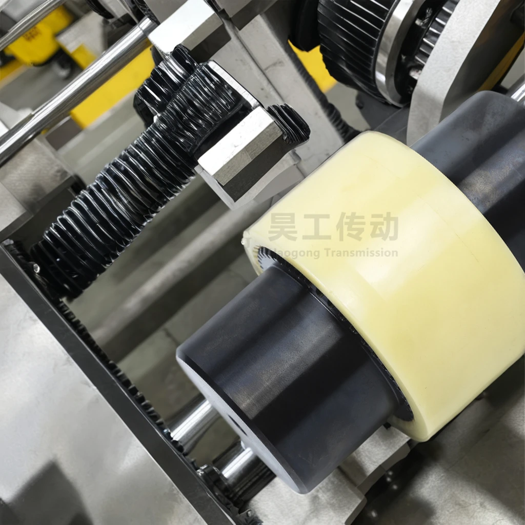 TGL 24 28 32 42 Drum shaped teeth coupler pinion ktr bowex coupling nylon sleeve gear shaft couplings Customizable hole, keyway