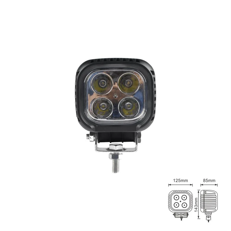 2022 Trending EMC R10 40w Avto Led Work Light For Car Atv Utv Suv Tractor Off-road Vehicle 4x4 4wd Auxiliary Lamp