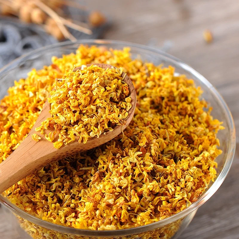 Wholesale Organic Dried may flower tea 100% natural Dried Sweet Osmanthus Flower tea