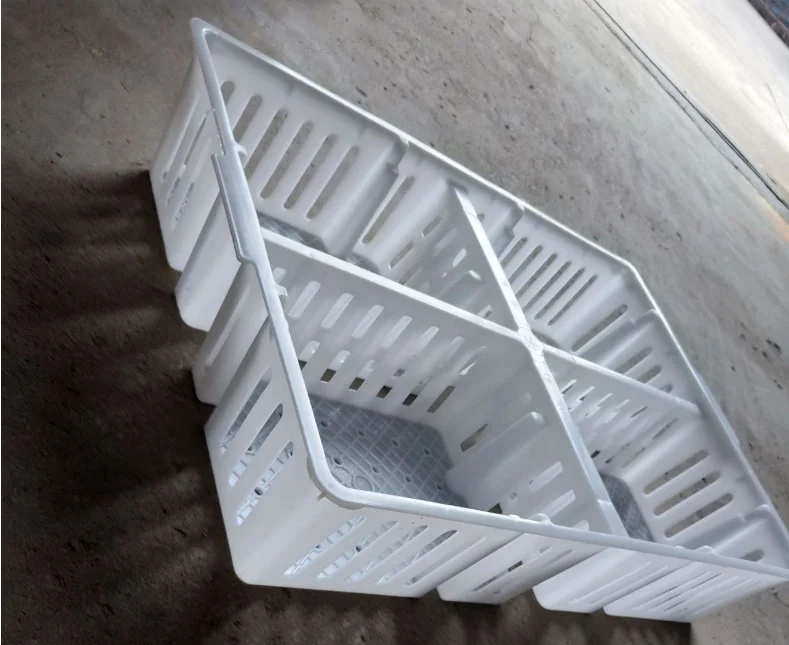 Live курица Клетка для цыплят пластиковую коробку птицы пластиковые транспортный ящик утка куриный