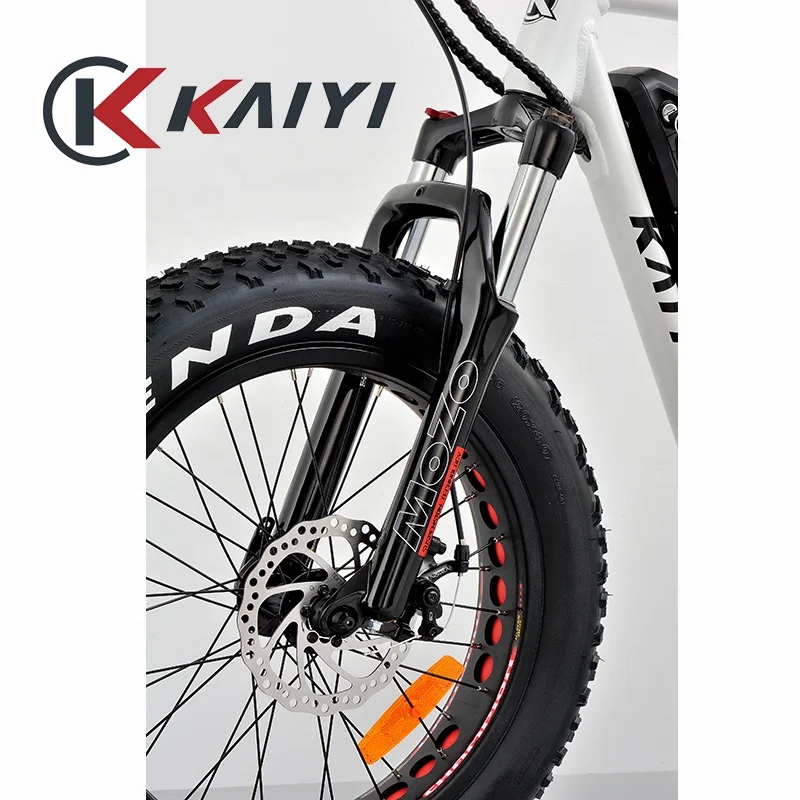 KAIYI Fat Tire Electric Cargo Bicycle Moped Ebike Kit Electric Bmx Bike Adult Super Power Dual Motor Available 500 1000w 20 Inch