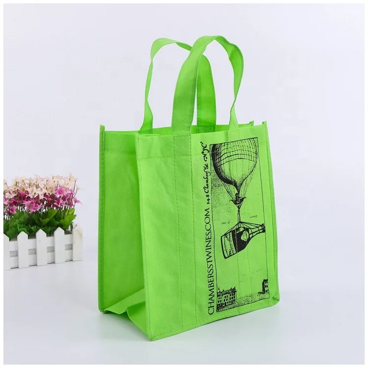 Lovely design for 6 beer bottle carrier bag non woven wine bag