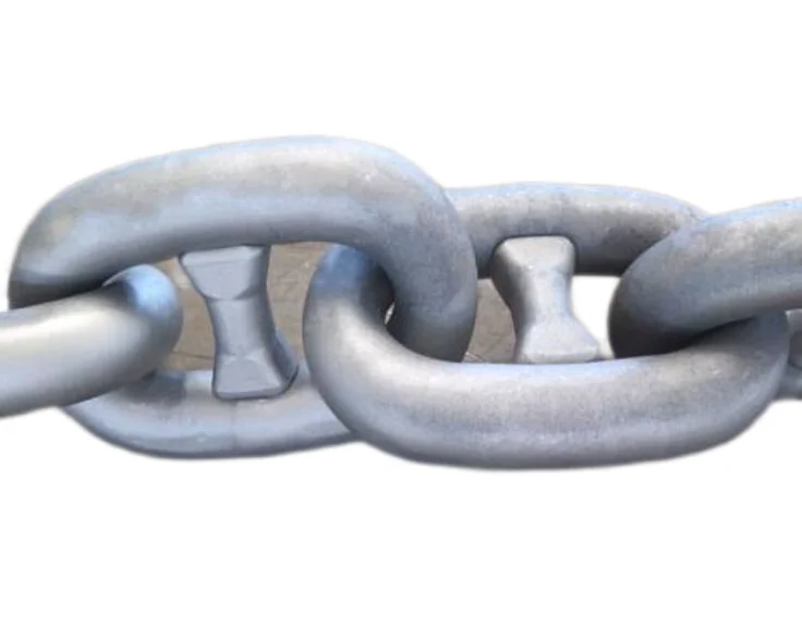 Stud link anchor chain solas marine stud anchor chain diameter 60mm in stock