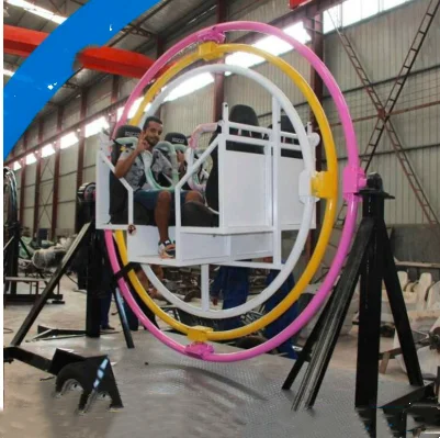 Automatic Family rides portable space ring motor drive human gyroscope for sale for sale with CE approved