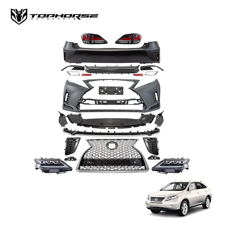 Facelift Body Kit For RX270/330/350 Upgrade Bumper Fit To 2009-2015  Head Light Tail Lights Front Gileer