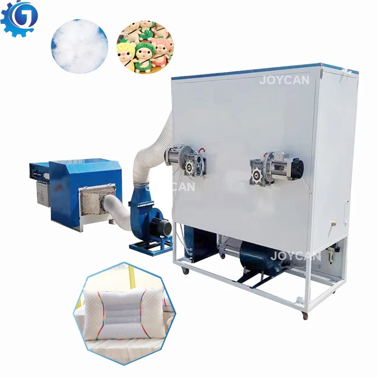 Pearl cotton fiber opening machine cotton opener with conveyor belt for use
