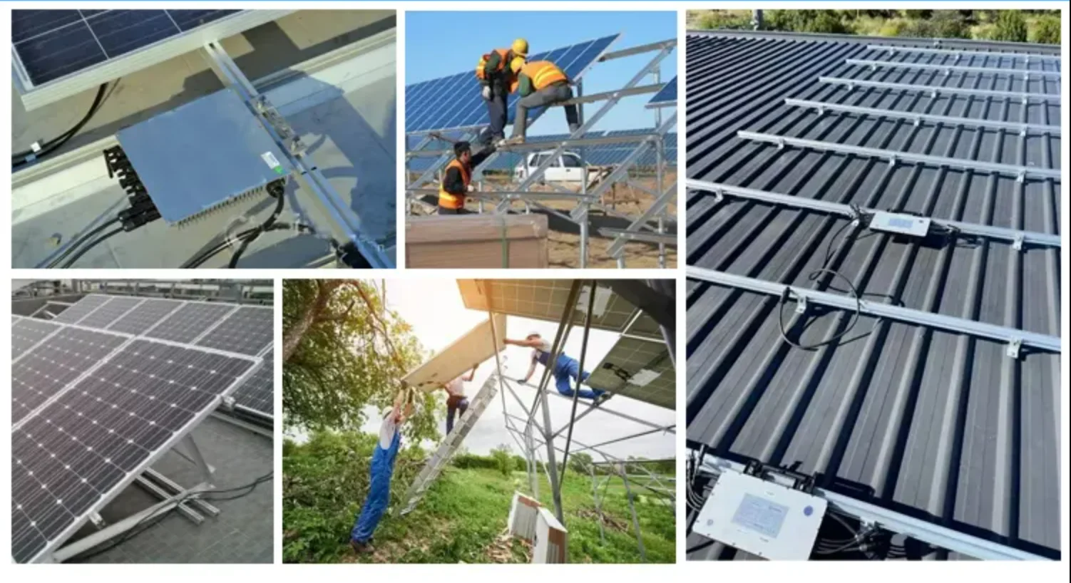 Highfly Smart 2000w Monitoring 5mm Solar Panel Power System On Grid Tie Mppt Solar Micro Inverter