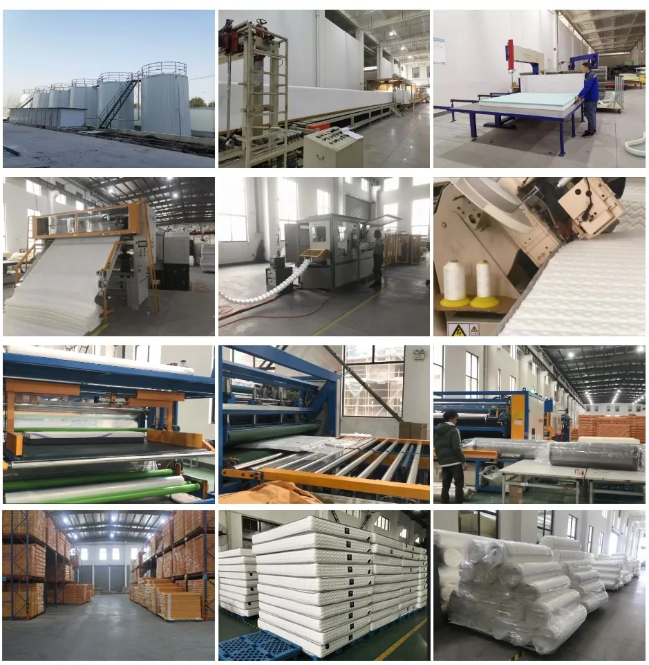 suppliers wholesale luxury hotel memory foam mattress queen king size Hypo-allergenic euro pillow top spring mattresses in a box