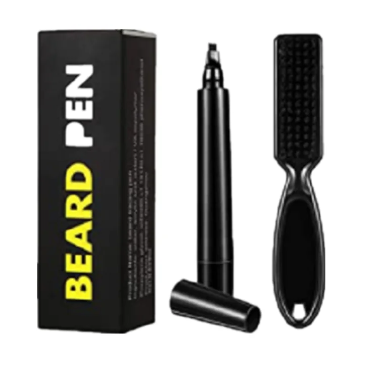 Лидер продаж карандаш для бороды наполнитель мужчин ручка и щетка мужская форма ремонта усов