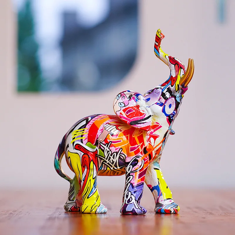 Hot Selling Nice Design Resin Elephant Statue