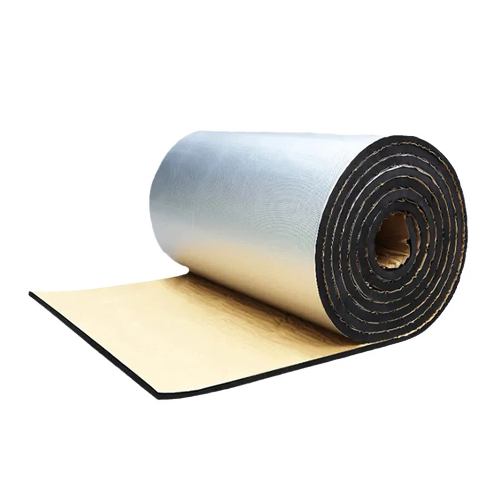 Funas aislante termico insulated  sheet rubber insulation heat insulation  50mm thickness rubber foam board with aluminum foil