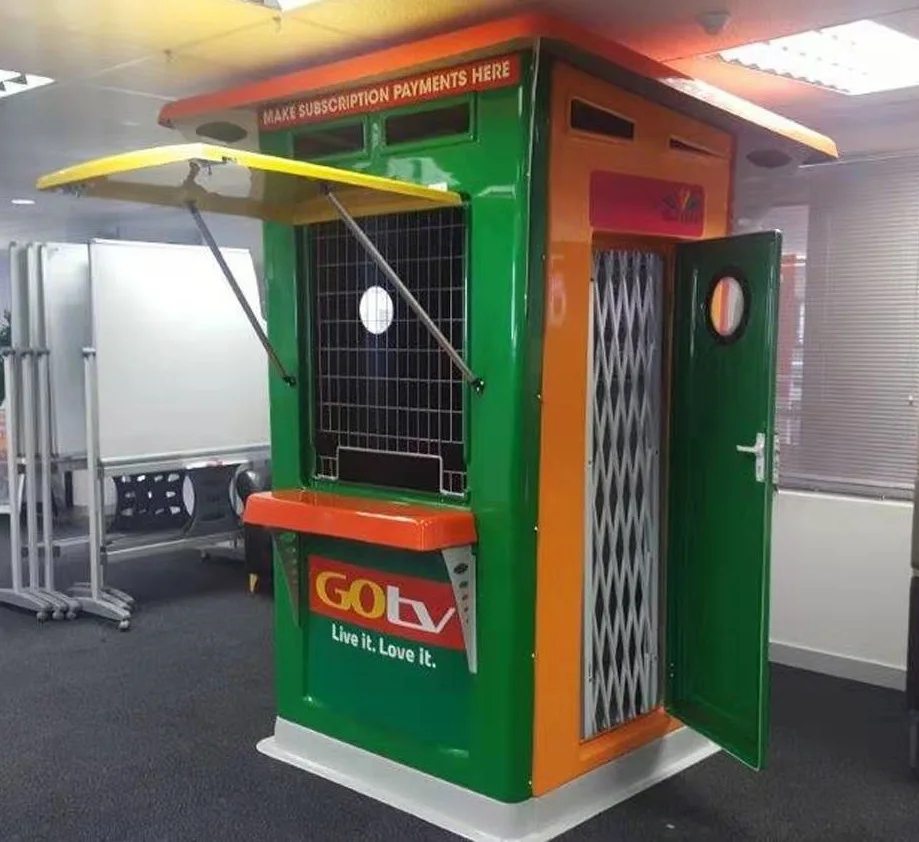 Demountable fiberglass prefab kiosk