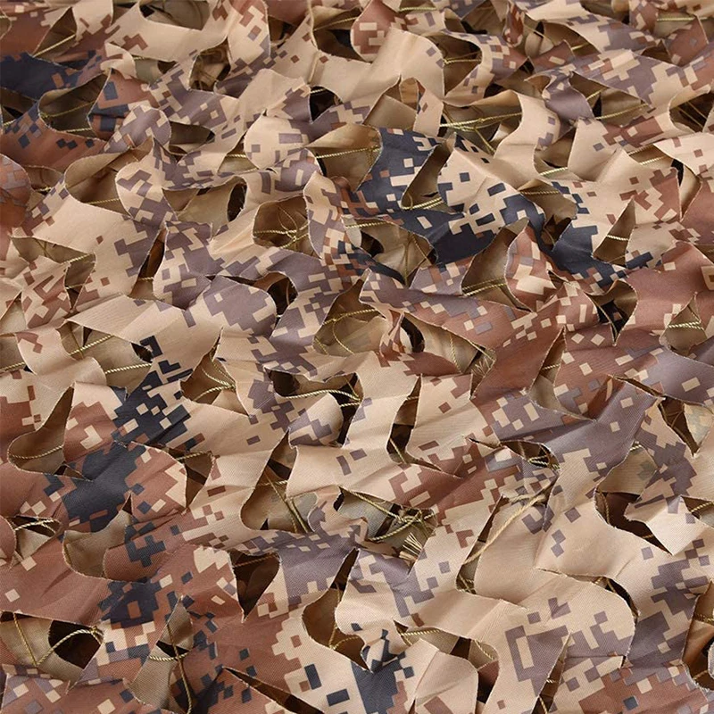 Камуфляжная сетка для охоты, прочная камуфляжная ткань Оксфорд, устойчивая к разрыву, в стиле милитари пустыни, джунглей, любого размера