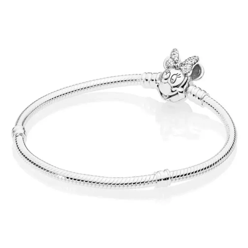 2024 new high quality S925 sterling silver bracelet fashion original brand charm bracelet jewelry