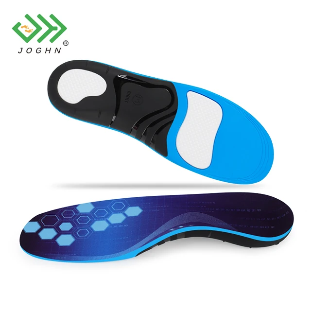 JOGHN Custom Shoe Insole PU 3.5cm Arch Support Orthopedic Insoles For Shoes Orthotic Insoles