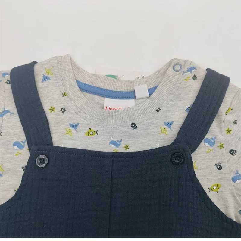 Summer short sleeve 0-3 month wholesale bebe gift baby clothes set for boys and girls