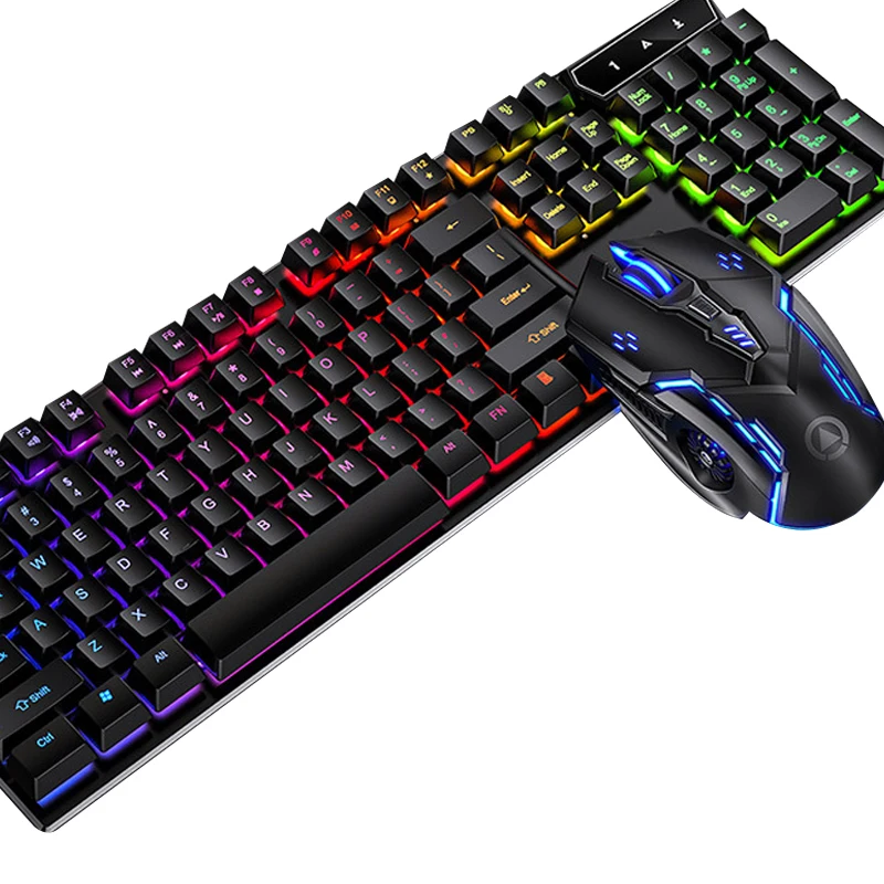 Hot Keyboard Mouse Combos Swappable Gaming Keyboard and Mouse Wholesale Wired Keyboard Newest Laptop Mose