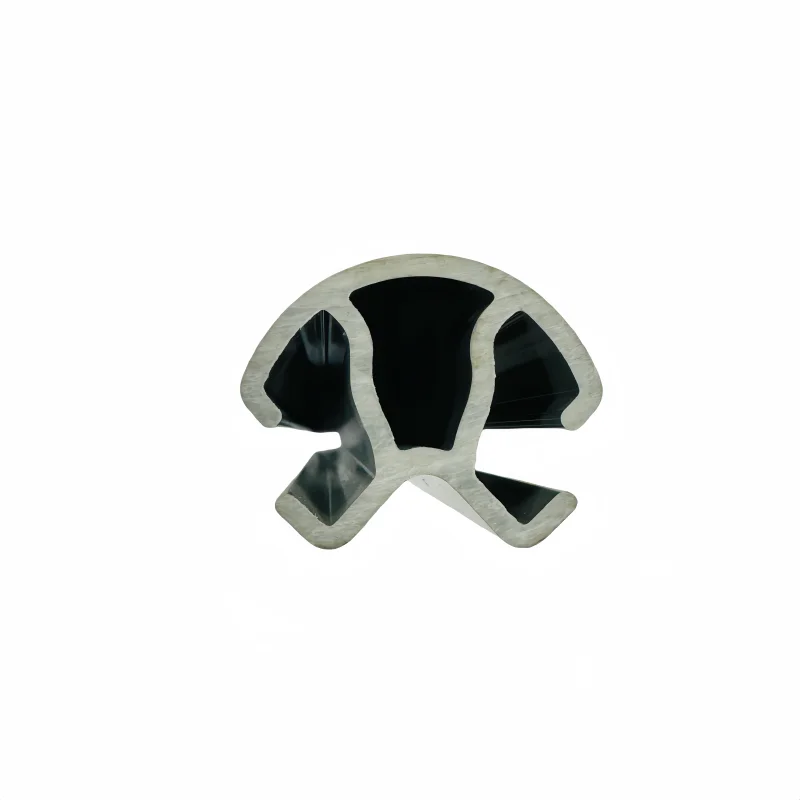 Premium Waterproof Extruded Plastic profile Partition door panel connector Connecting piece for lavatory Large toilet