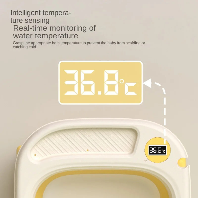 New three fold baby shower basin for infants baby shower bucket bathtub household sitting and lying child shower basin