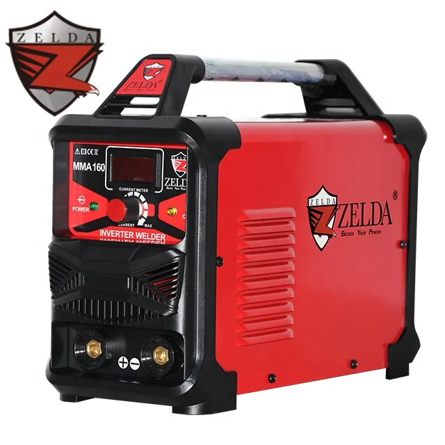 Высокая частота 220V инверторный дуговой сварщик ручки MMA-160 портативная машинка сварочного аппарата