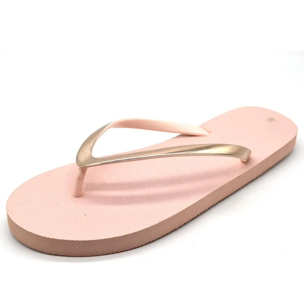 Simple Nude Lady Slippers Women Sandal Made in China