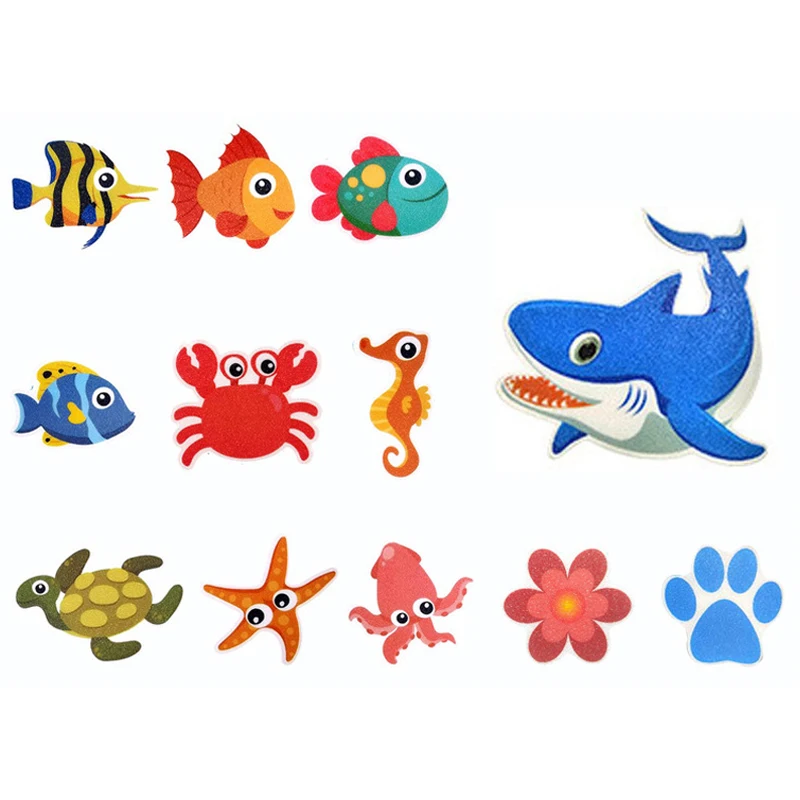 PEVA Anti Slip Tape Bathtub Stickers Non Slip Bathroom Stickers For Baby Shower Bathroom