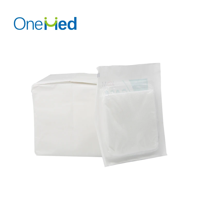 Highly absorbent Non-Woven Gauze Swabs sterile package 10 x 10 cm 4Ply