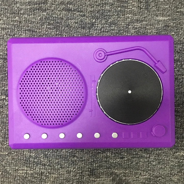 fashion design mini DJ colorful plastic electric children musical toys box custom song music box