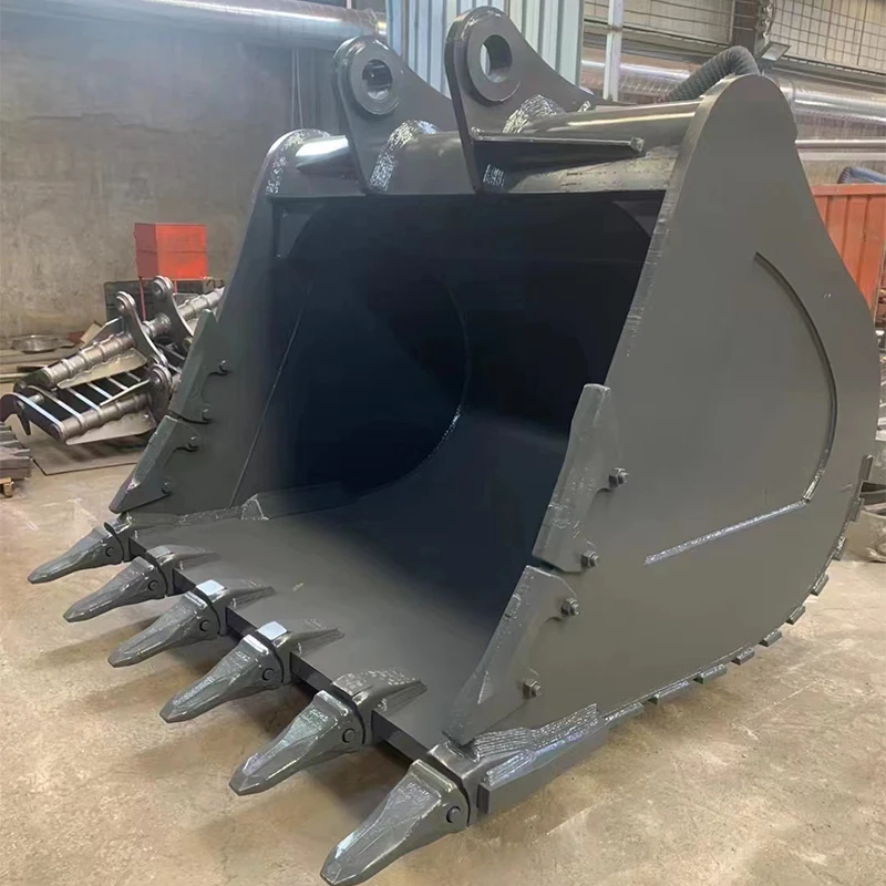 Customized Size Standard Trench Clamshell Rtilt Rock Stone Loader Mini Wheel Excavator Crusher Bucket